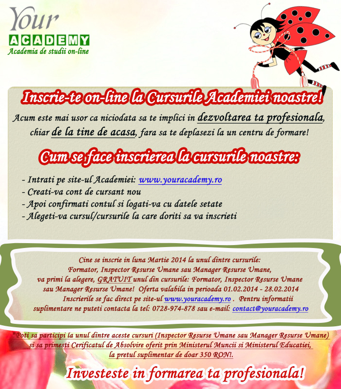Oferta martie 2014
